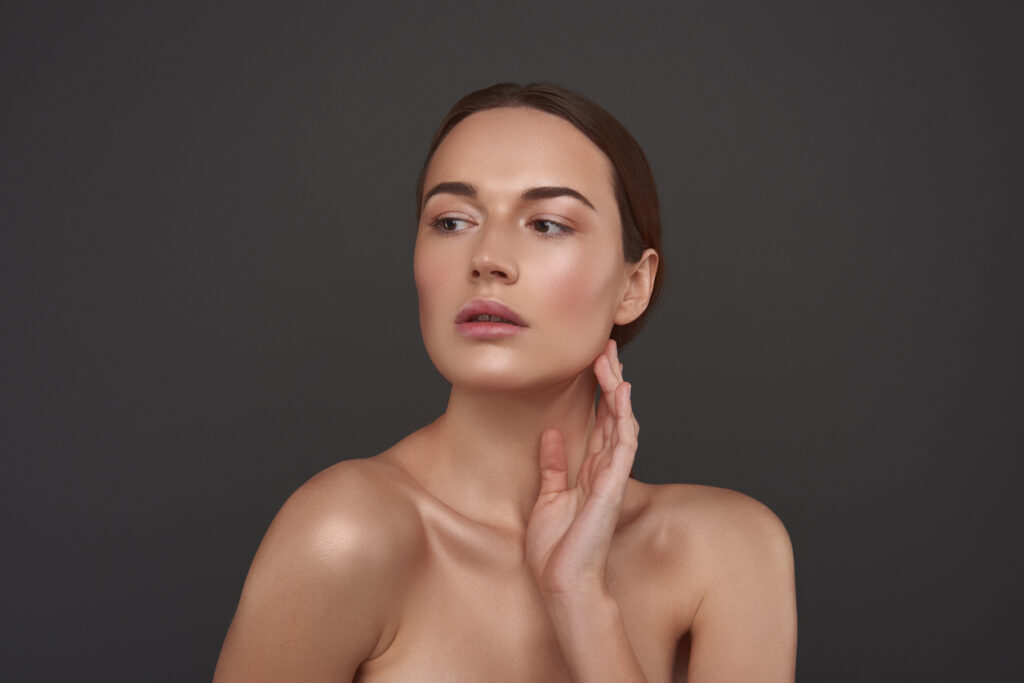 Woman with fresh, glowy face from a chemical peel in Suffolk County, NY Woman with fresh, glowy face from a chemical peel in Suffolk County, NY